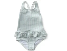 Liewood sea blue/white stribet badedragt Amara UPF 40+